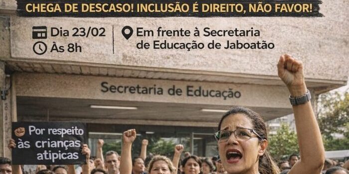 Mães atípicas de Jaboatão denunciam falta de apoio escolar e fazem denúncia coletiva